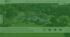 Desktop Screenshot of prentongolfclub.co.uk